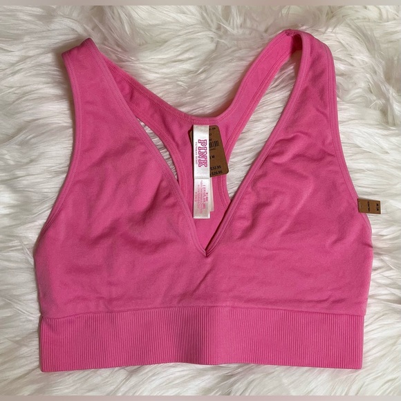 PINK Victoria's Secret Seamless Plunge Bralette - Picture 5 of 7